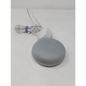 Google Home Mini (H0A) Smart Assistant w/ Power Supply.